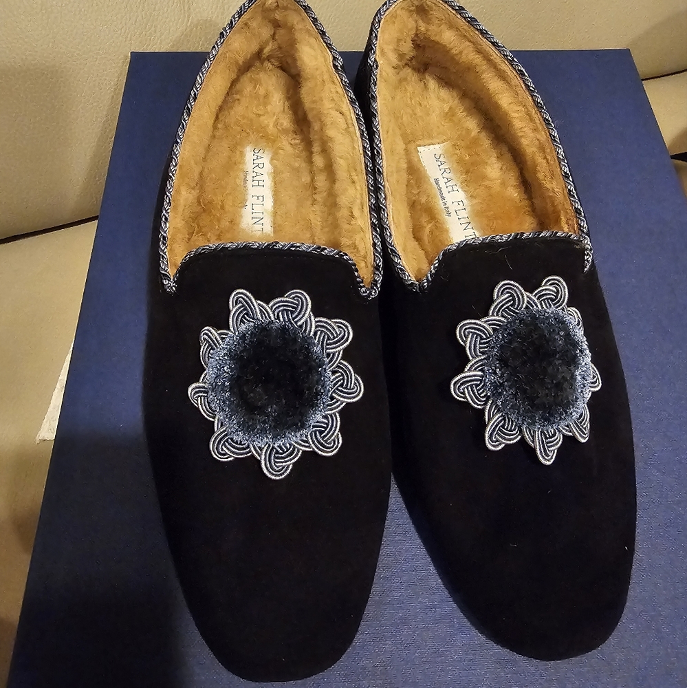 Sarah Flint Fireside House Shoe Size 38 Brand New